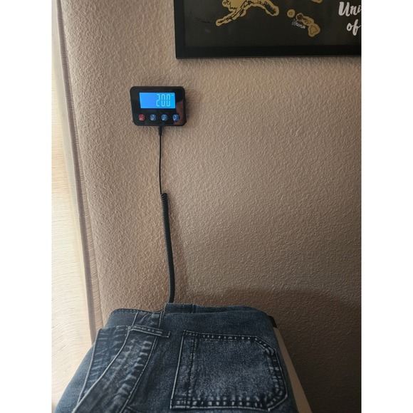 Womens Wide Leg Jeans Medium Wash 4 Pocket Size 8 - Picture 12 of 12